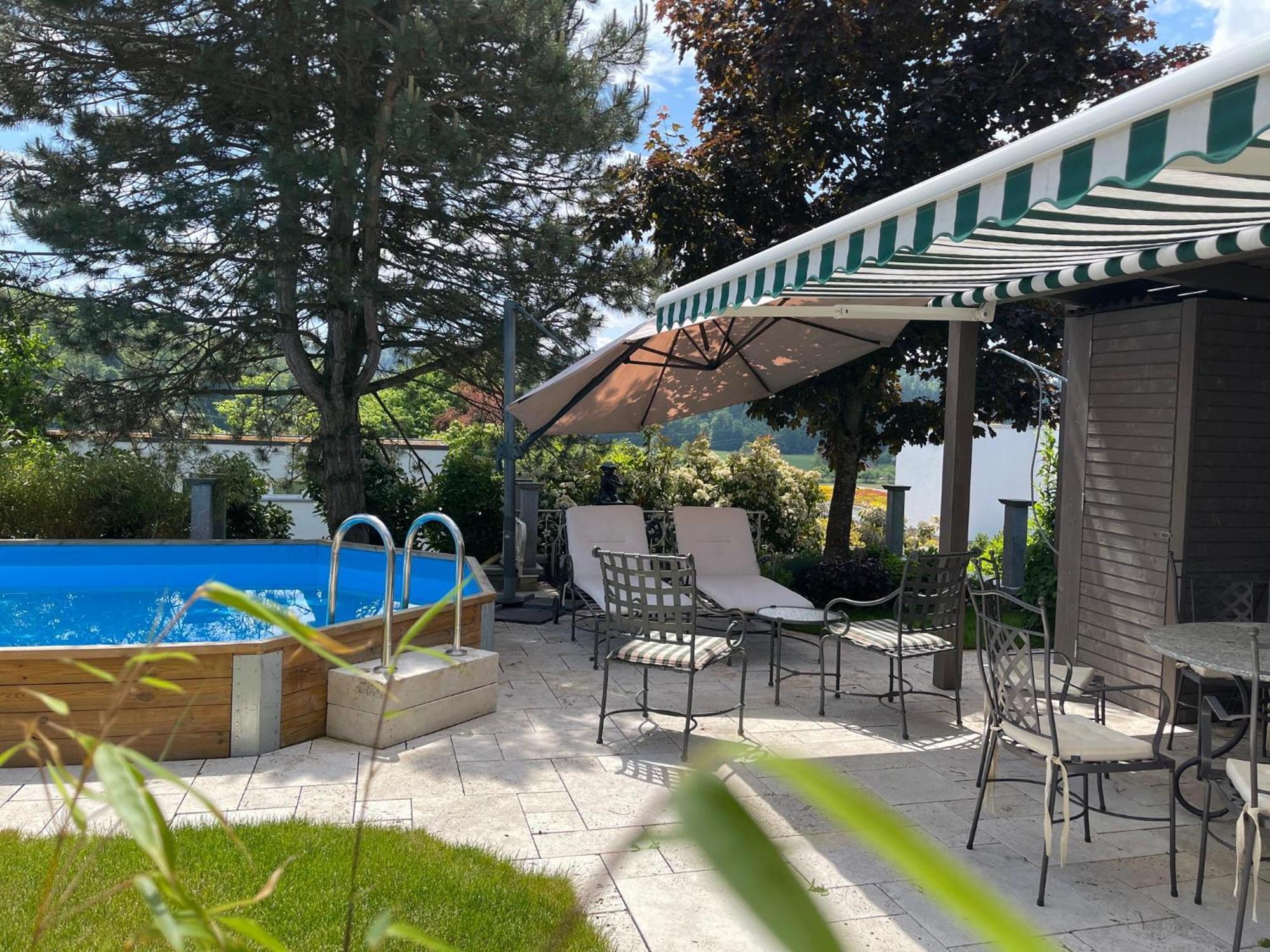Villa Musica - Studio, Ruhig, Diskret,Mit Grossem Privatem Sitzplatz Ленцбург Экстерьер фото